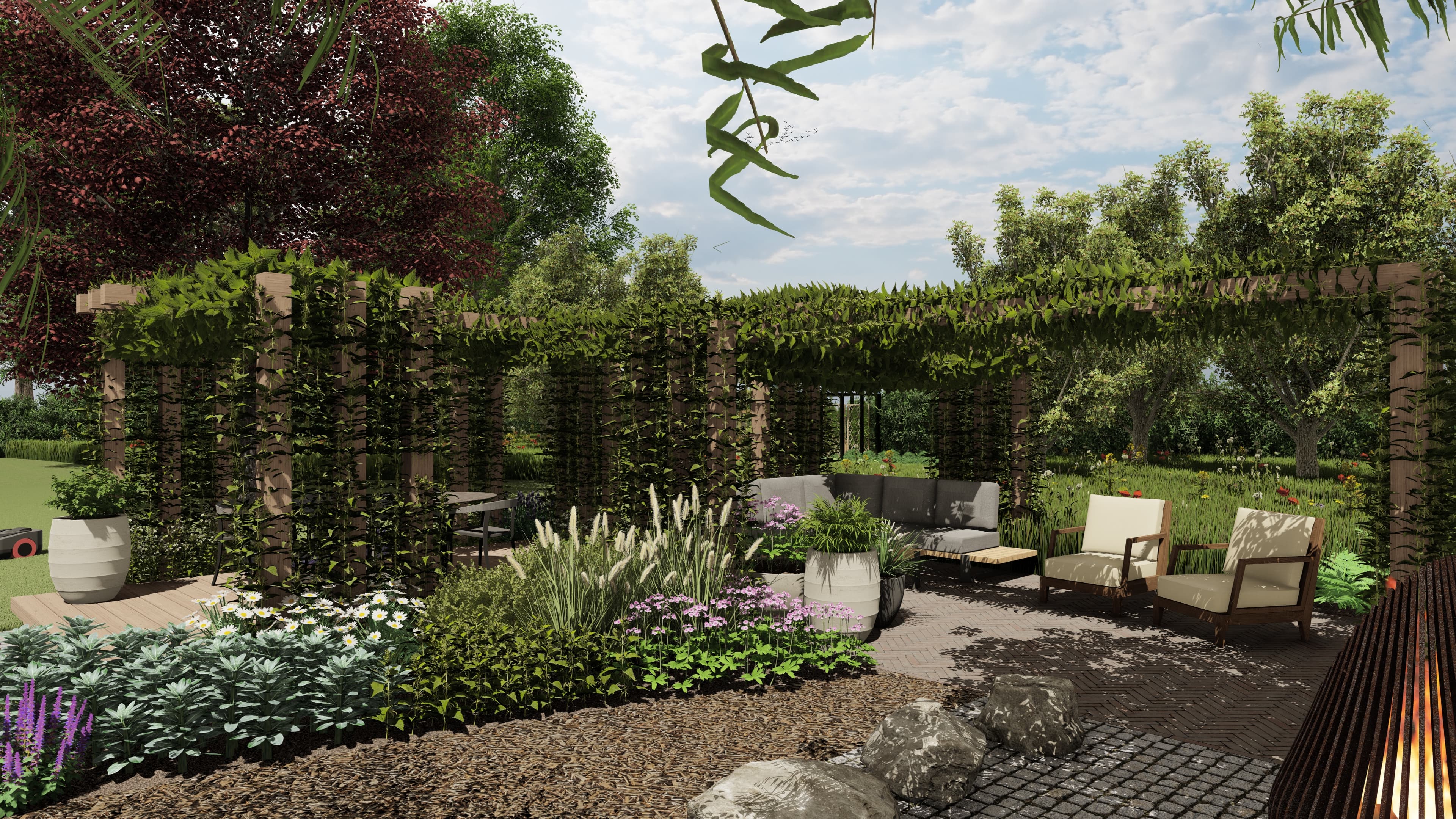 Detail tuin Foxwolde