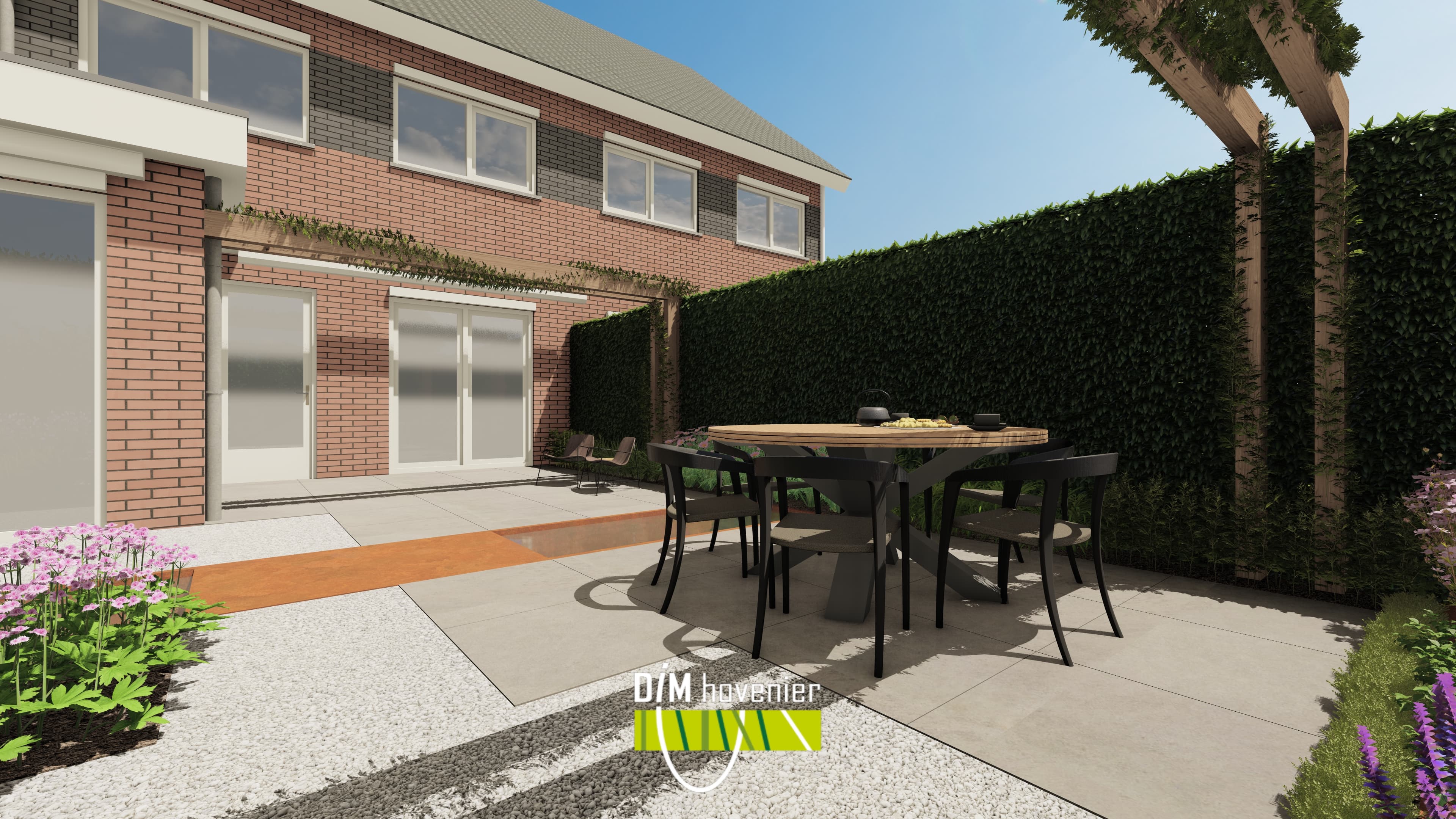 Detail beplanting tuin Groningen