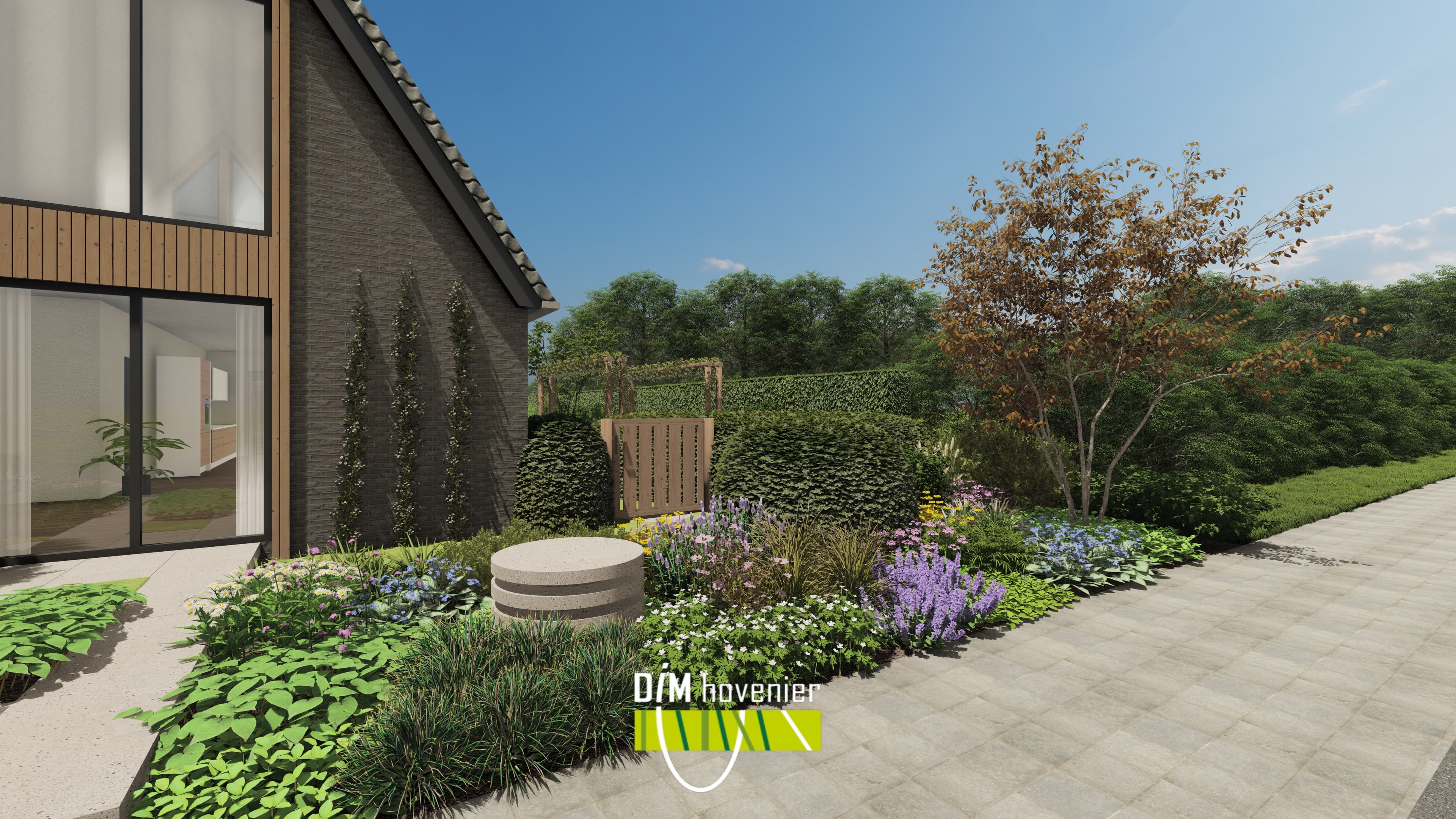 Beplanting en gazon Leek