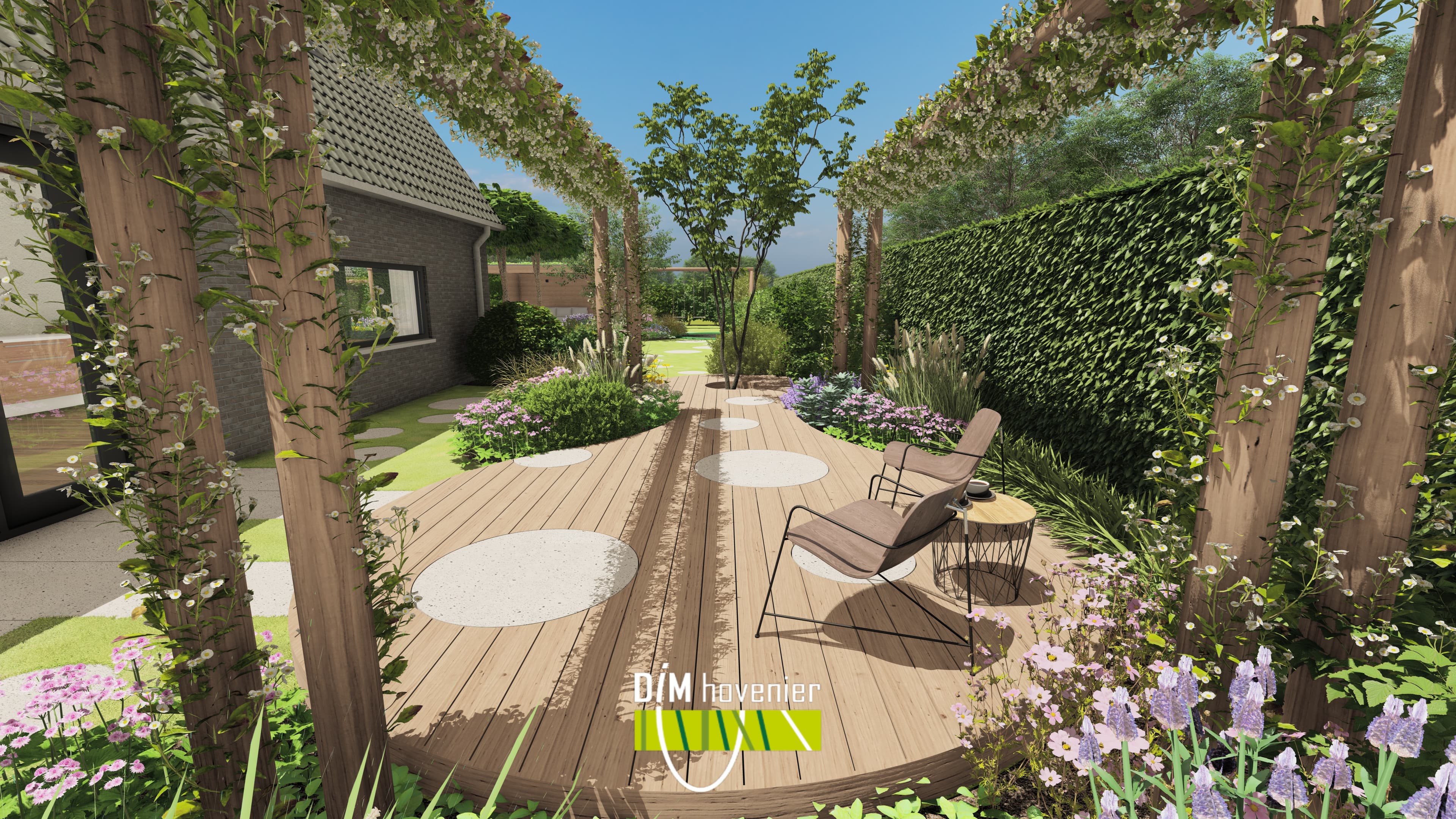 Tuin in Leek