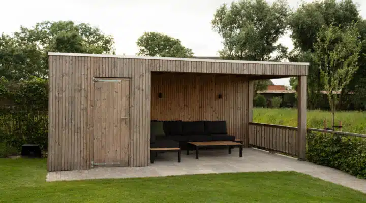 Houten overkapping Drachten