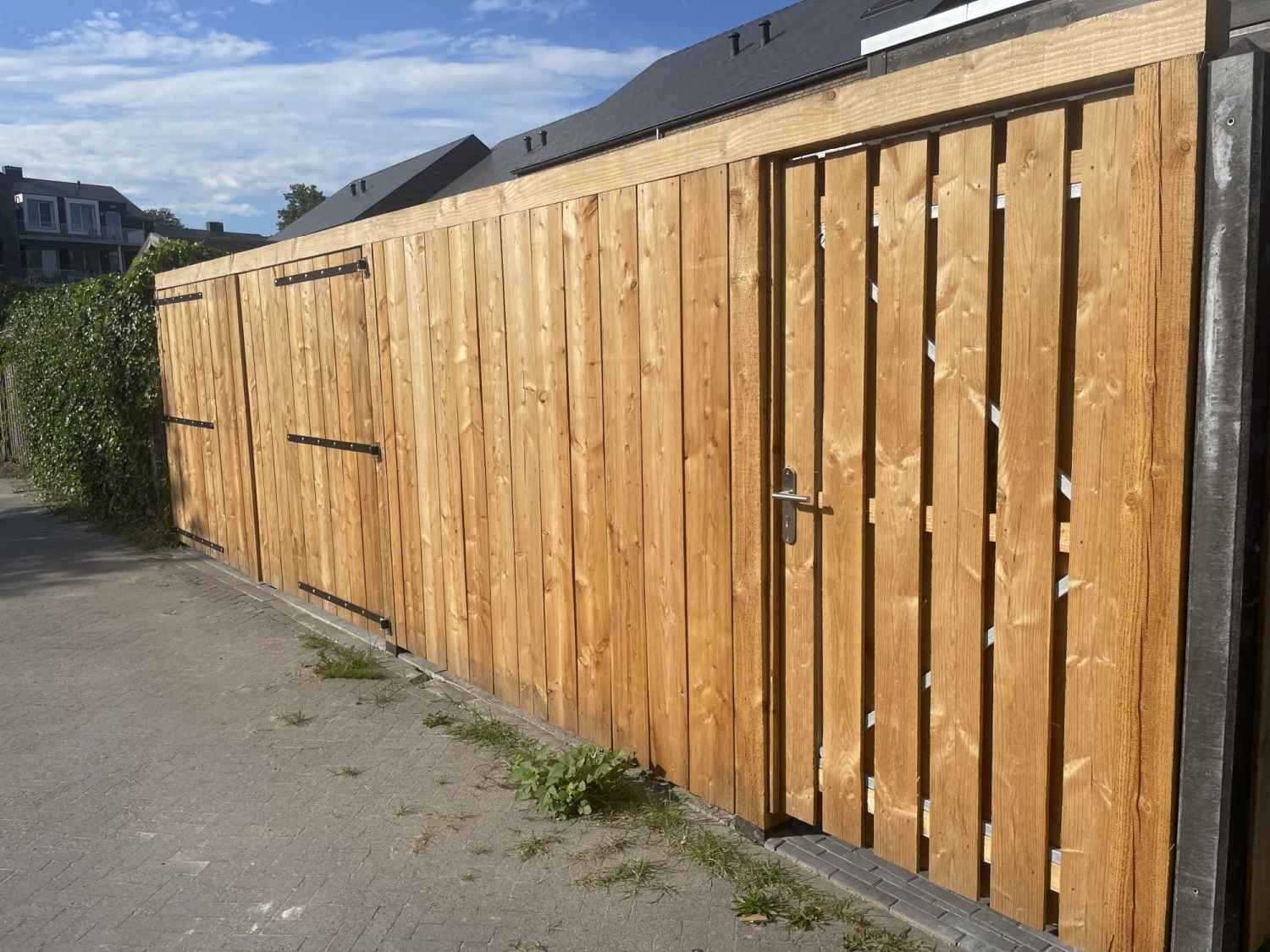 Schutting plaatsen