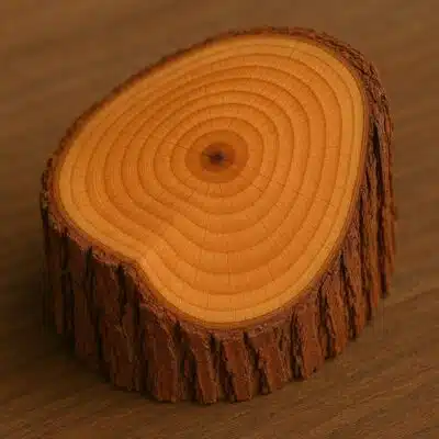Doorsnee van western red cedar