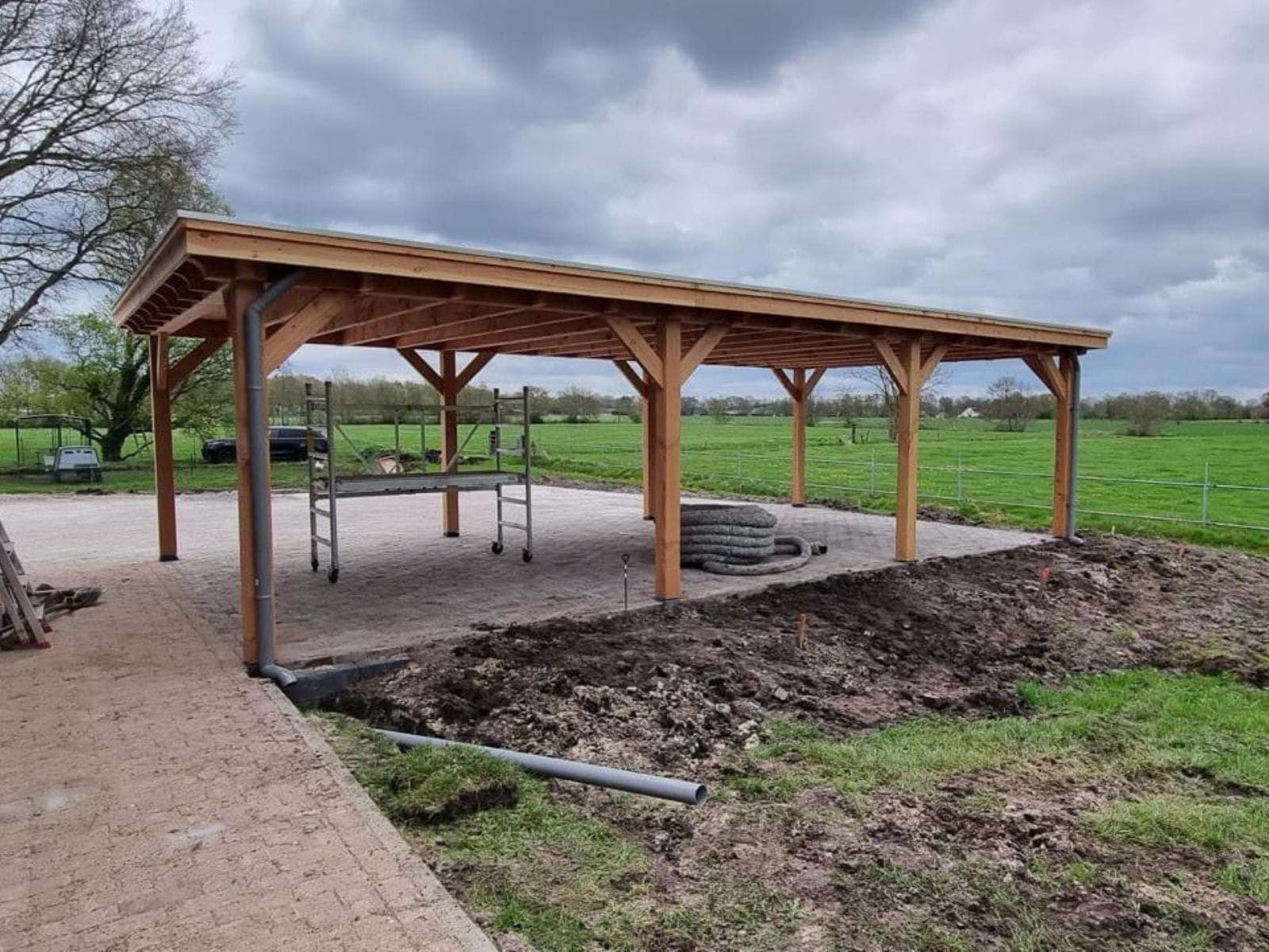 Houten carport, foto 2