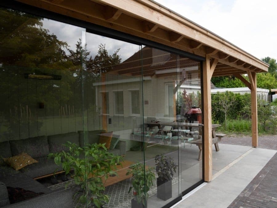 Houten veranda, foto 2