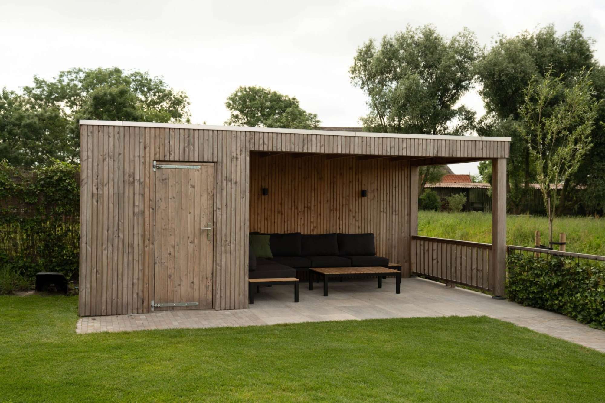 Houten overkapping, foto 1