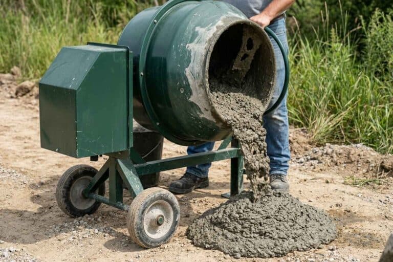 Mortelmolen met Romfix drainagemortel
