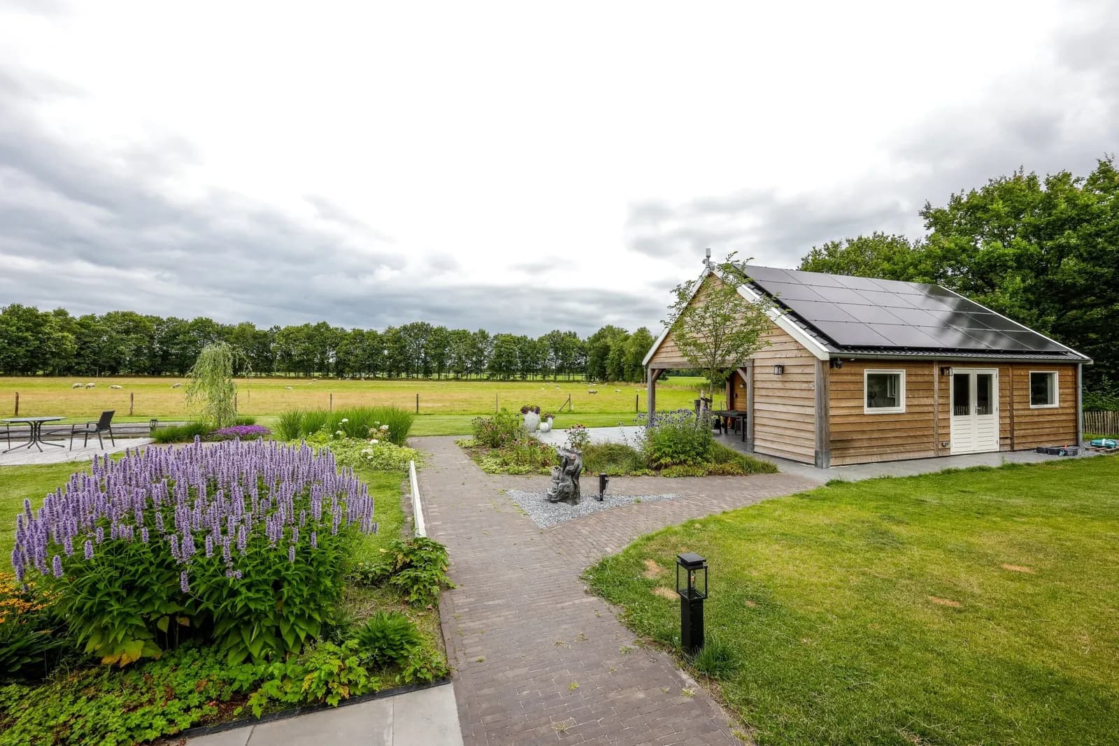 Landelijke tuin met vijver in Bakkeveen, beeld 7
