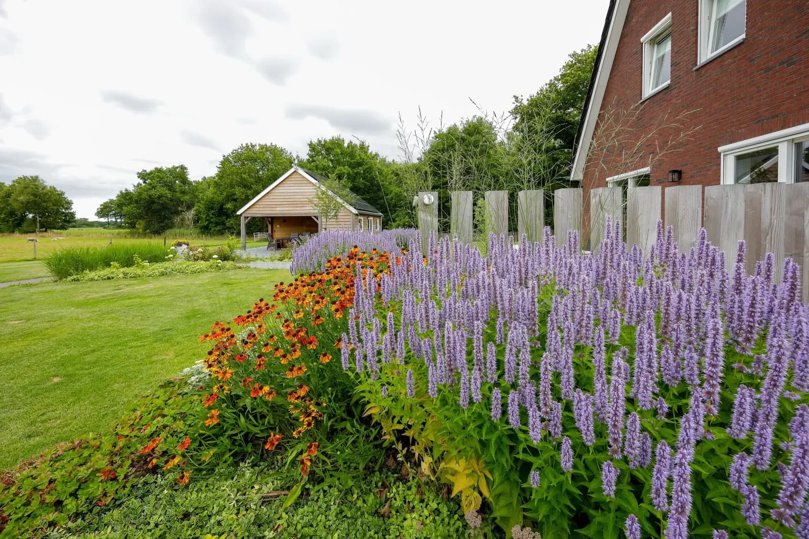 Landelijke tuin met vijver in Bakkeveen, beeld 12